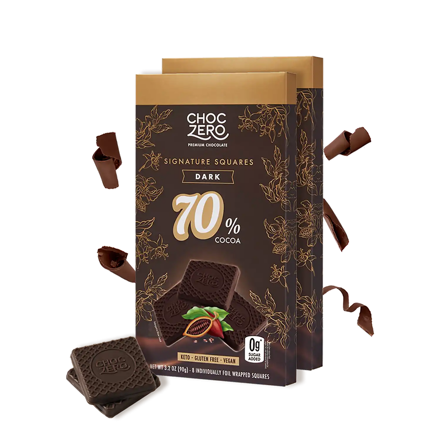 70% Dark Chocolate Squares