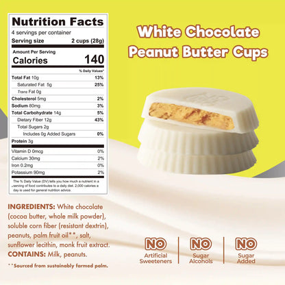 White Chocolate Peanut Butter Cups