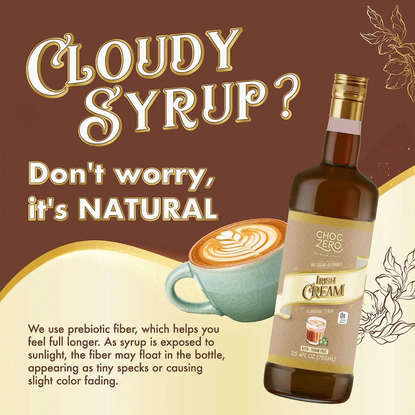 Sugar Free Irish Cream Coffee Syrup