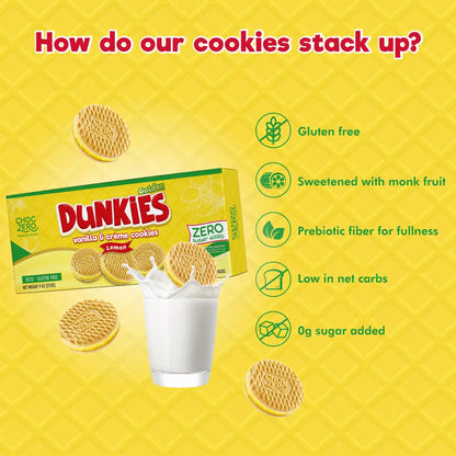 Dunkies Lemon Sandwich Cookies