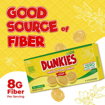 Dunkies Lemon Sandwich Cookies