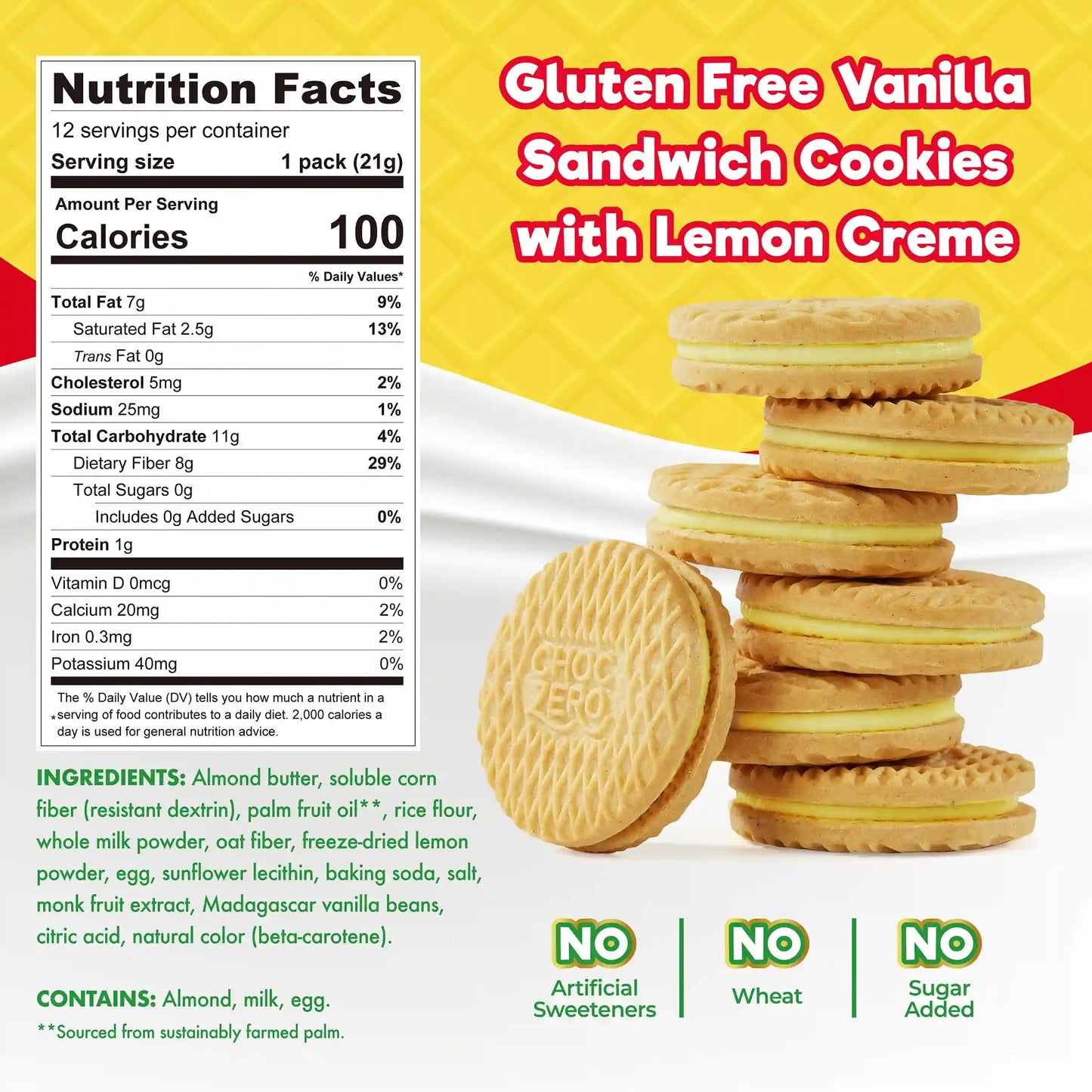 Dunkies Lemon Sandwich Cookies