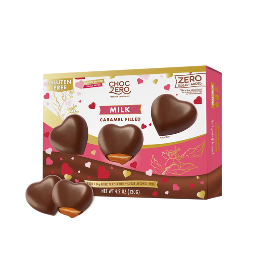 Milk Chocolate Caramel Hearts