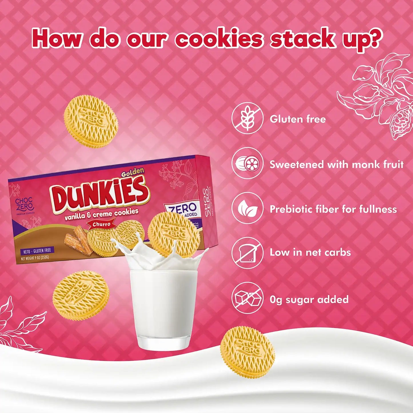 Dunkies Churro Sandwich Cookies