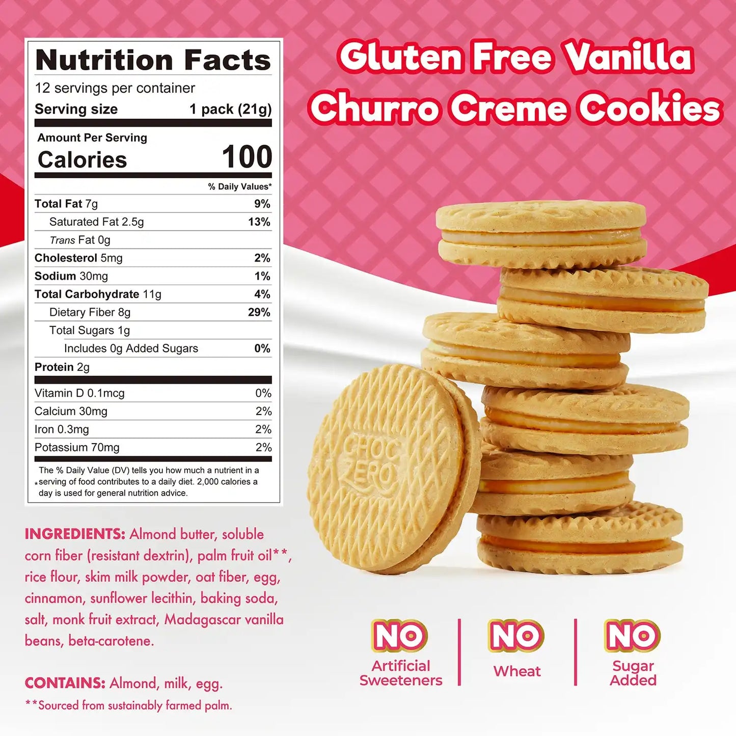 Dunkies Churro Sandwich Cookies