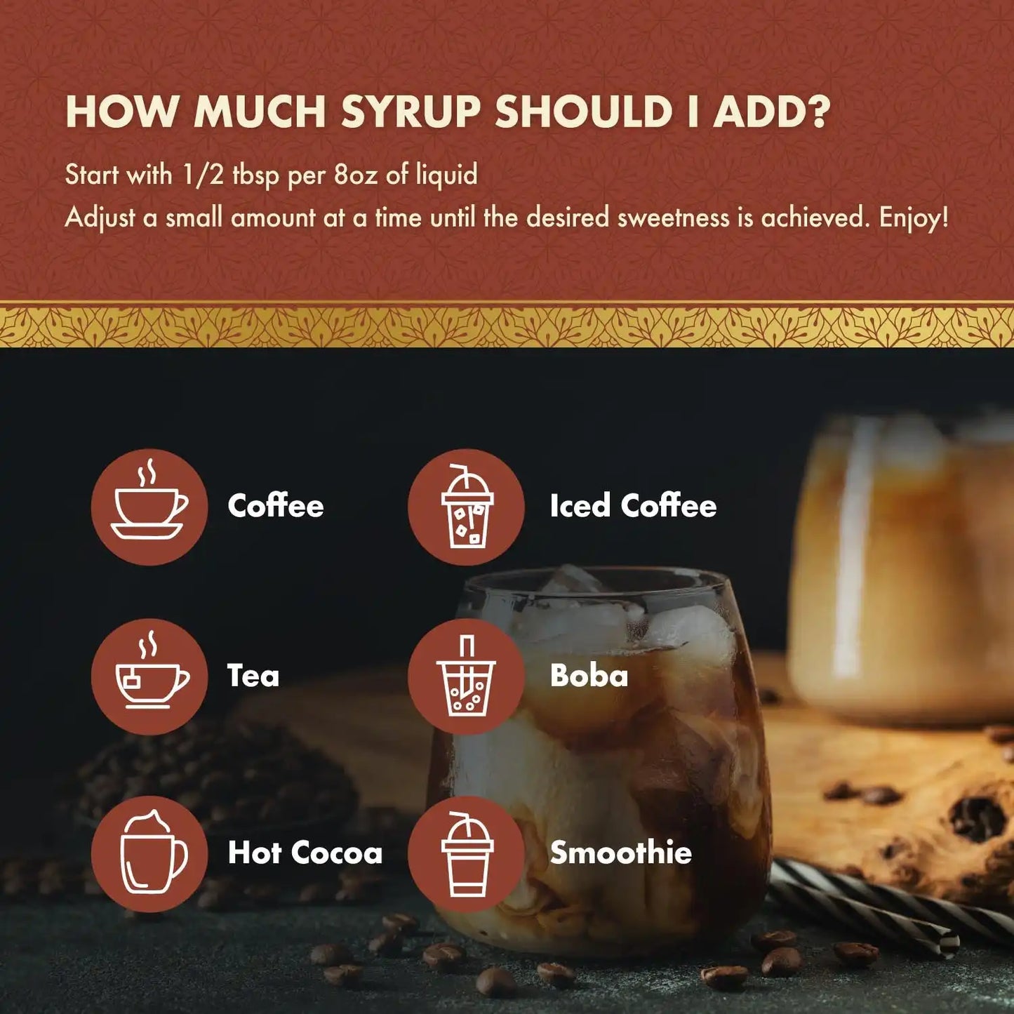 Sugar Free Cinnamon Dolce Coffee Syrup