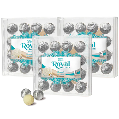White Chocolate Coconut Royal Truffles