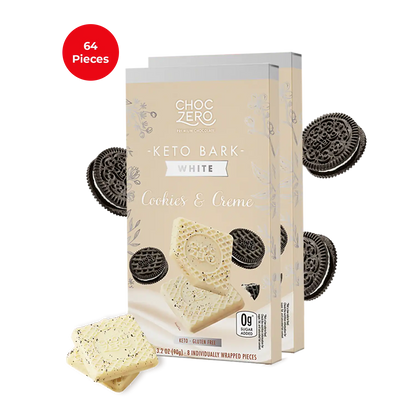 White Chocolate Cookies & Creme Keto Bark