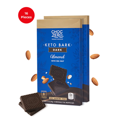 Dark Chocolate Almond Keto Bark