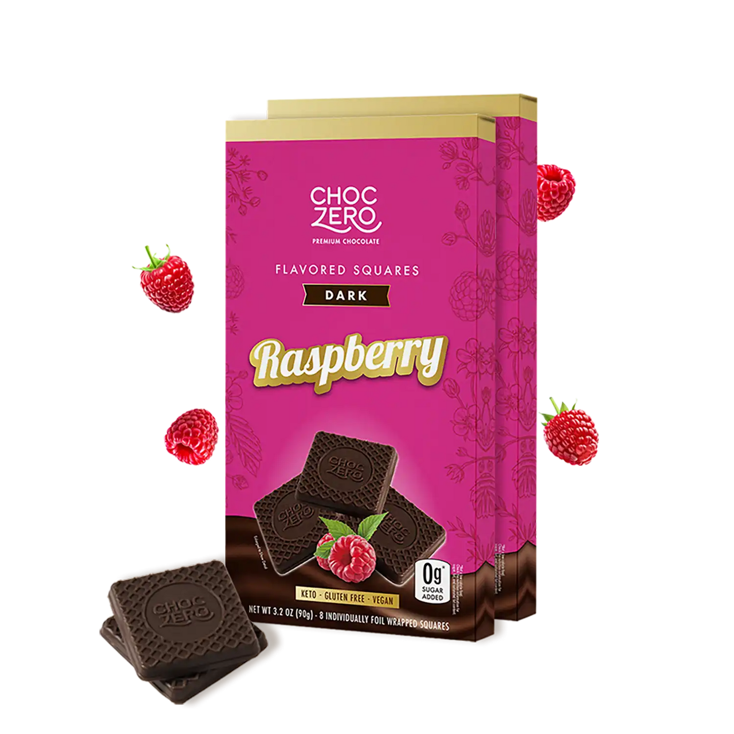 Dark Chocolate Raspberry Squares