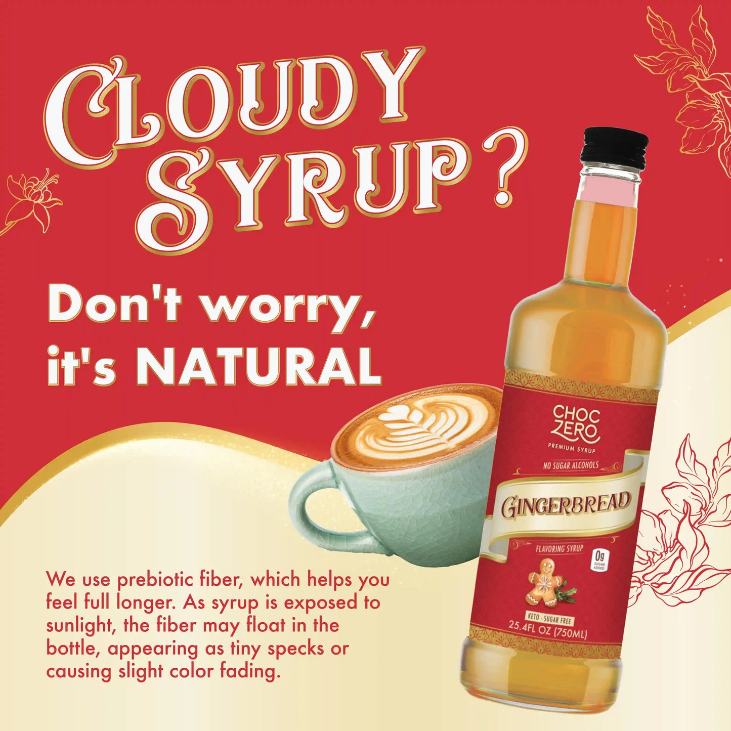 Sugar Free Gingerbread Coffee Syrup