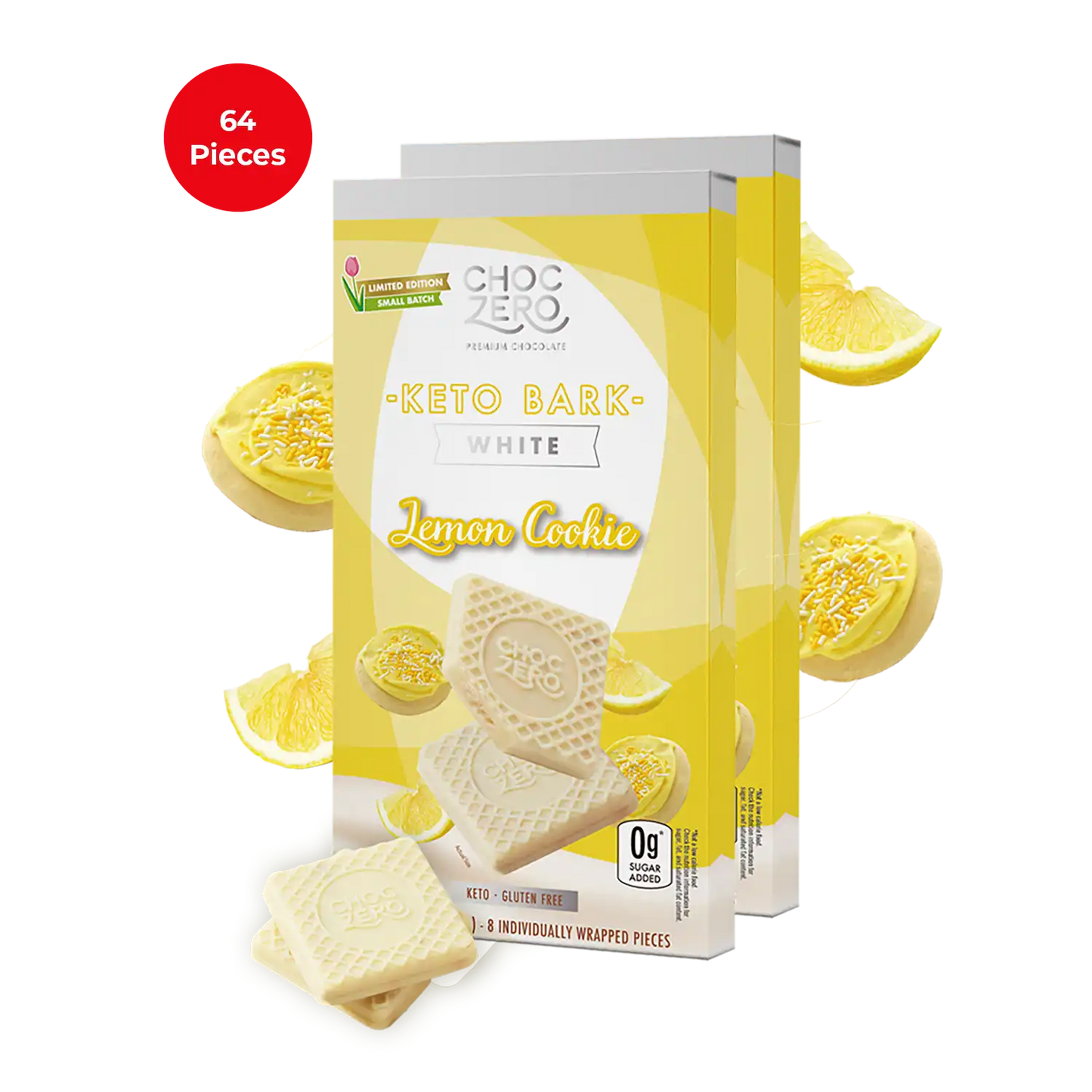 White Chocolate Lemon Cookie Keto Bark