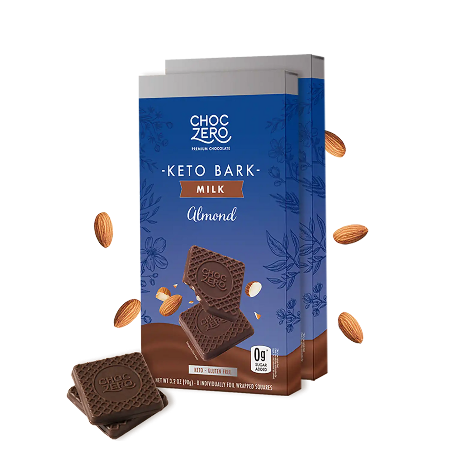 Milk Chocolate Almond Keto Bark