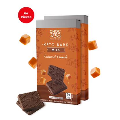 Milk Chocolate Caramel Candy Keto Bark