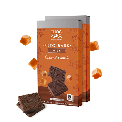 Milk Chocolate Caramel Candy Keto Bark