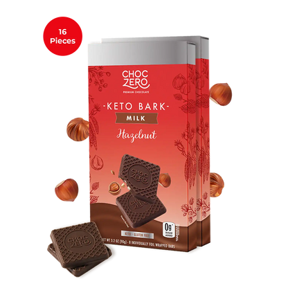 Milk Chocolate Hazelnut Keto Bark