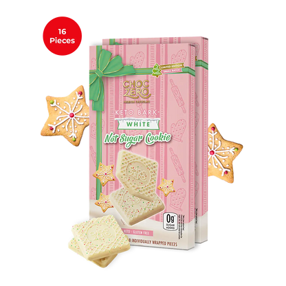 Not Sugar Cookie Christmas Keto Bark