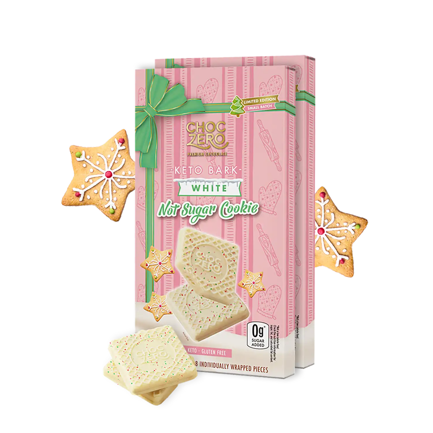 Not Sugar Cookie Christmas Keto Bark