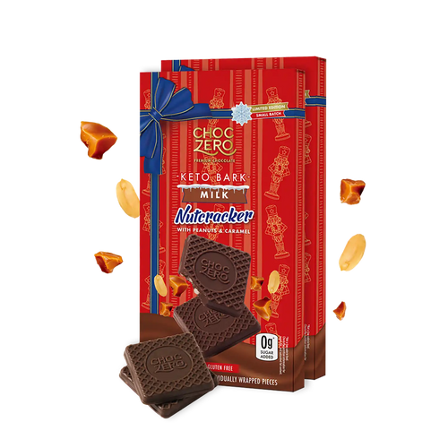 Milk Chocolate Nutcracker Keto Bark