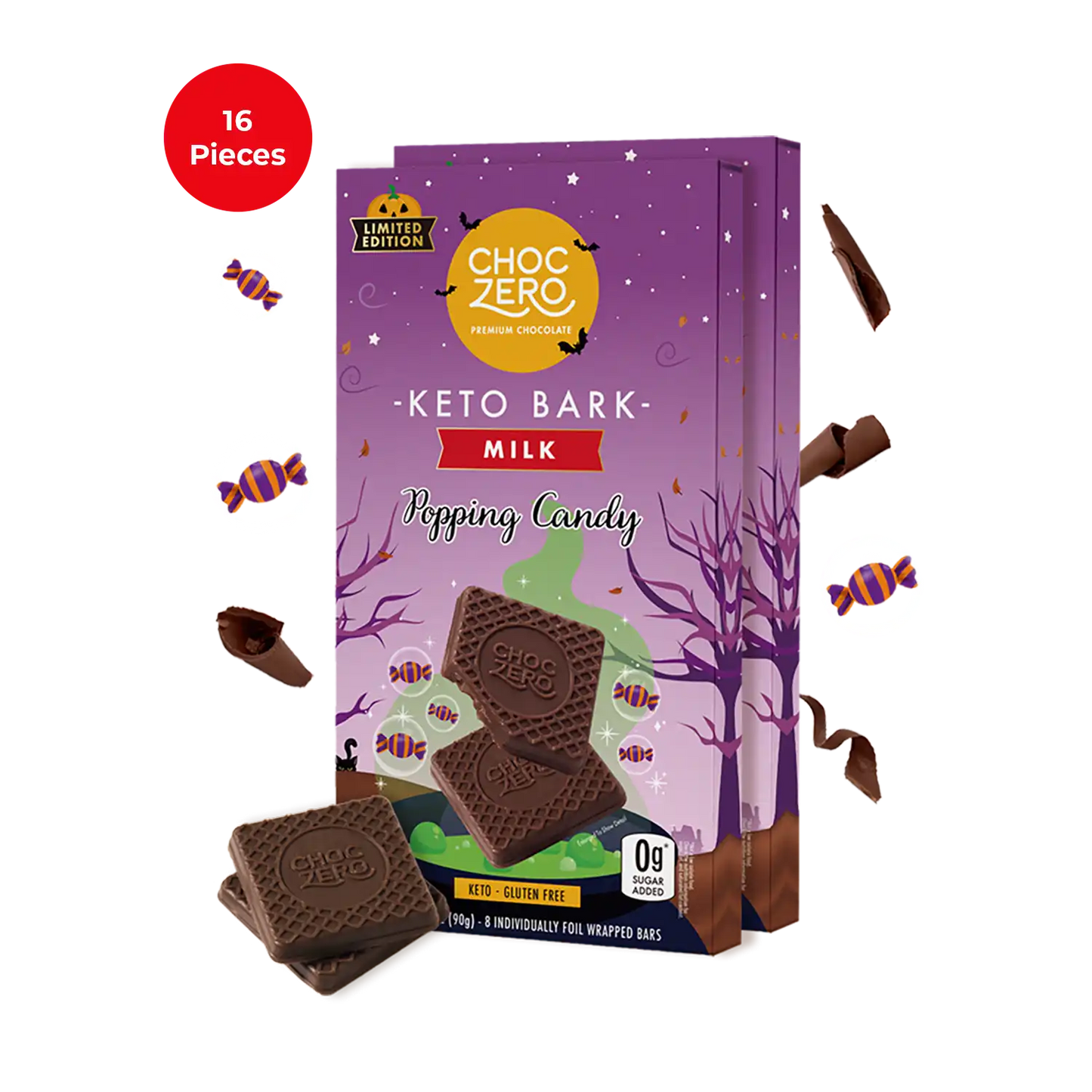 Halloween Popping Keto Bark
