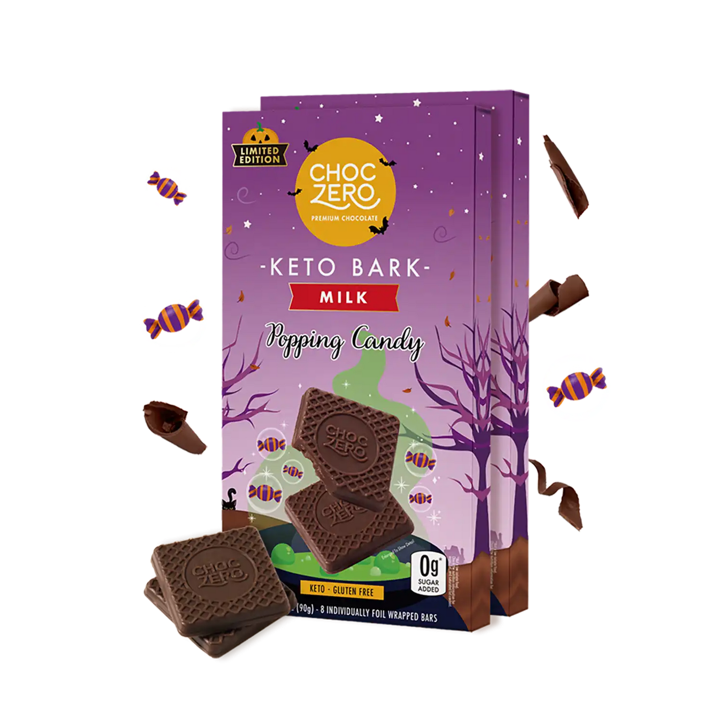 Halloween Popping Keto Bark