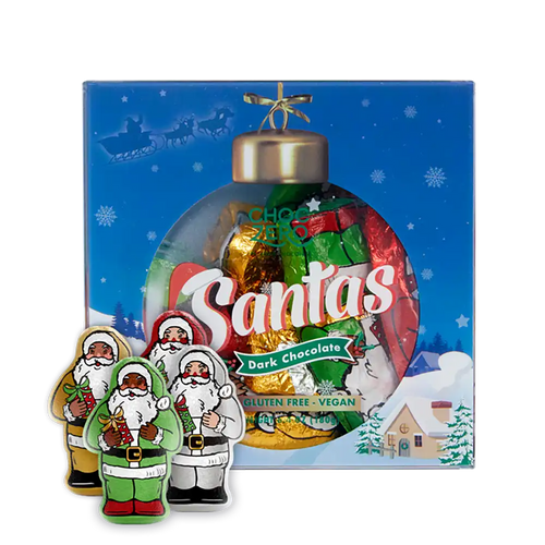 Dark Chocolate Santas