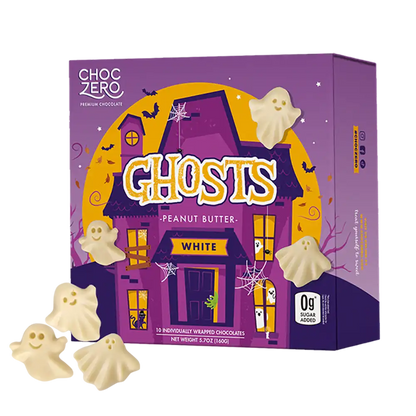 White Chocolate Peanut Butter Ghosts