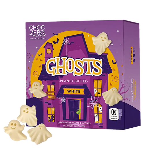 White Chocolate Peanut Butter Ghosts