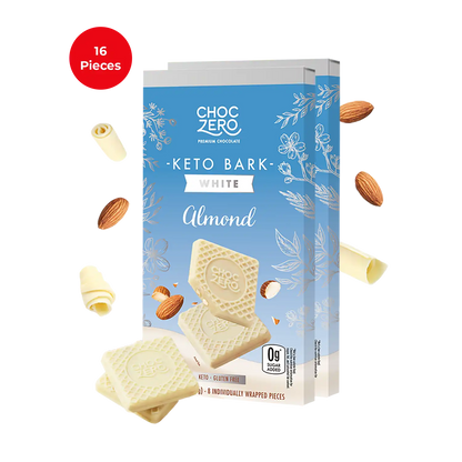 White Chocolate Almond Keto Bark
