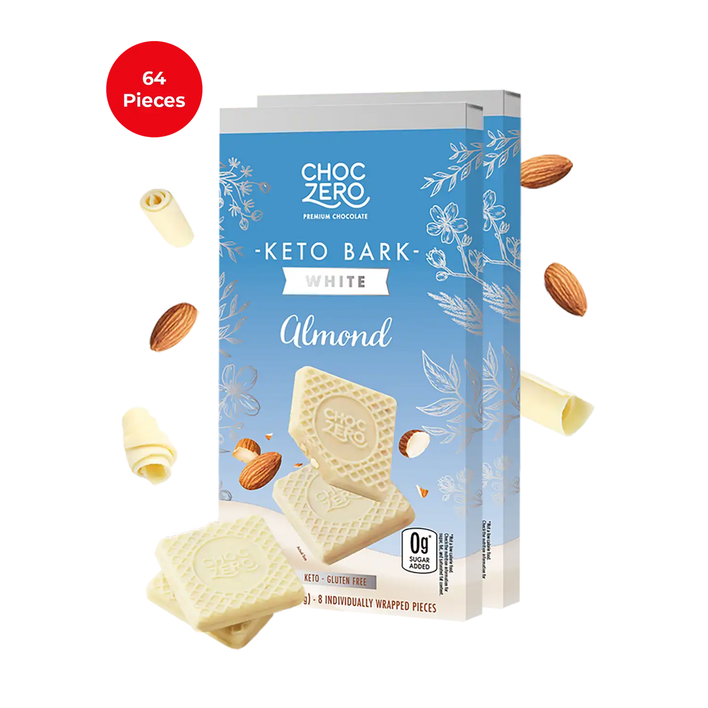 White Chocolate Almond Keto Bark
