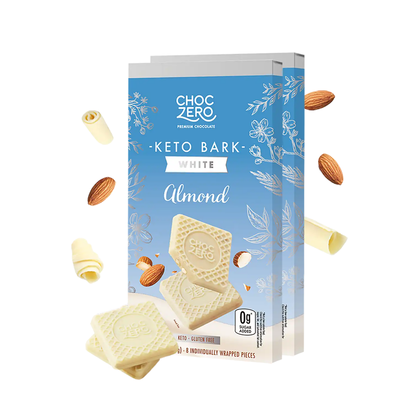White Chocolate Almond Keto Bark