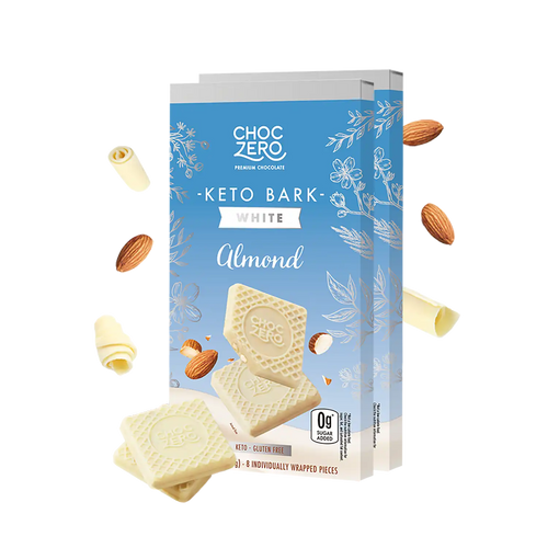 White Chocolate Almond Keto Bark